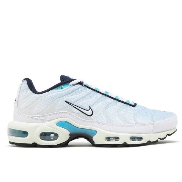 Size 8 Nike Air Max Plus Physic Blue White CZ1651-400 NIB Men Sneaker Fast Ship - Picture 1 of 8
